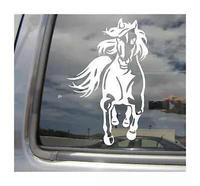 Galloping Stallion Horse Mustang Cars Laptop Bumper Vinyl Decal Sticker 01310 • $4.99