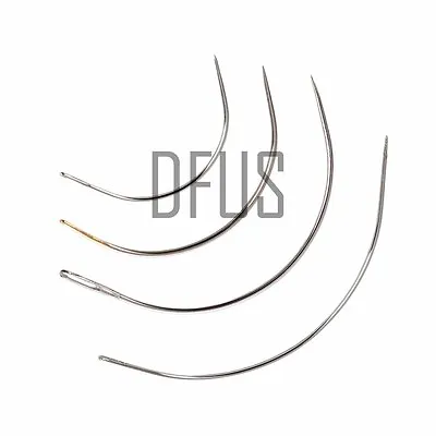 Curved Needles 2  3  4  5  6  All Sizes Upholstery Hand Sewing Repair Kit • £3.99