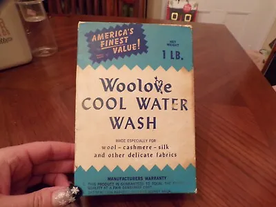 VTG Box Woolove Cool Water Wash Box Only • $10