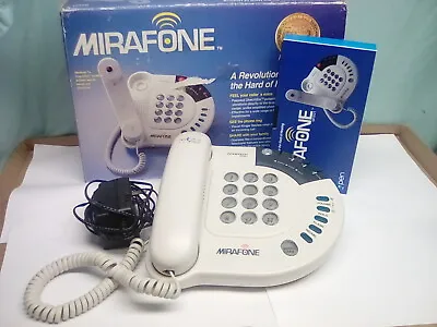 Genuine Mirafone OP201 Corded Home Phone For The Hard Of Hearing CR1 • $31