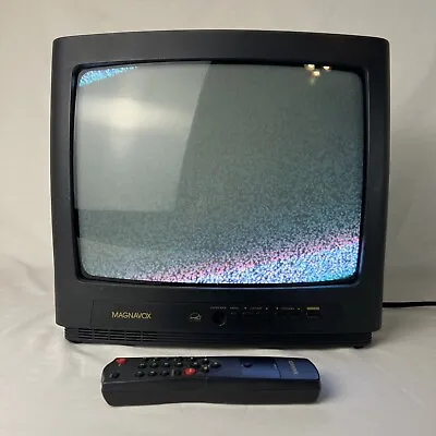 Magnavox TV W/ Remote • WORKING! • Mt1331b101 • GREAT FOR RETRO GAMING!! • $40