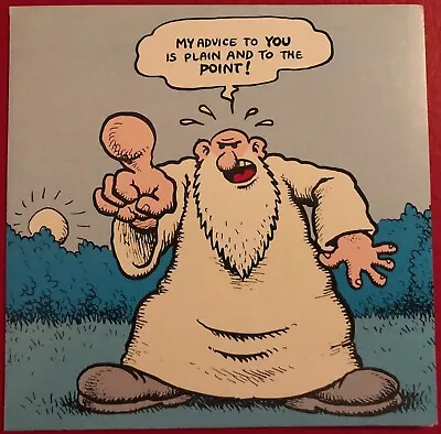 Vintage 1973 R. CRUMB / ROBERT CRUMB - MR. NATURAL -Zonk American Greetings Card • $9.25