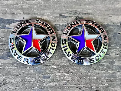 2pcs Chrome Lone Star Texas Edition Car Trunk Emblem Badge Decal Sticker • $16.99