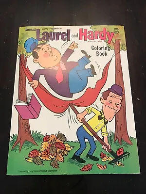 Laurel And Hardy Rare VINTAGE Saalfield Coloring Book UNCOLORED Larry Harmon NEW • £48.20