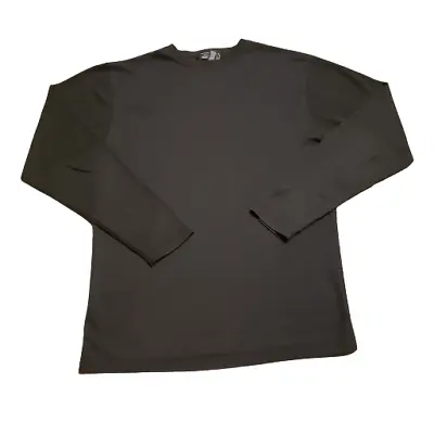Vintage Banana Republic Shirt Black | Men's Medium M Made In USA Long Sleeve  • $16.38