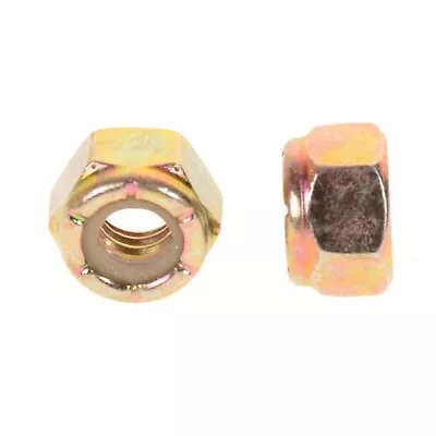 5/16-18 Grade 8 Yellow Zinc Plated Nylon Lock Hex Nut (50 Qty) • $12.54