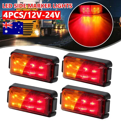 $22.95 • Buy Led Clearance Lights Side Marker Lamp Red Amber Trailer Truck Caravan Multi Volt