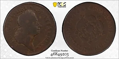 1723/2 Rosa Americana 1/2 PENNY *PCGS G4 (Martin 3.5-D.1)* R-6 *SUPER FAST SHIP! • $999.99