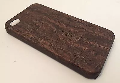 £13.99 • Buy Apple Iphone 4 4S Cover Case Protective Hard Back Wood Grain Wooden Oak Brown
