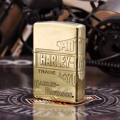 High Polished Harley Davidson Trade Cycle Zippo Lighter AU Shipping • $99