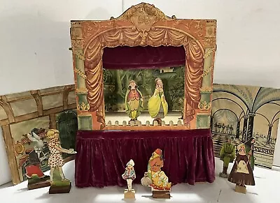 VINTAGE 1950s/60s WOODEN TOY THEATRE BY THE GAS COUNCIL CINDERELLA + OTHERS • $128.85