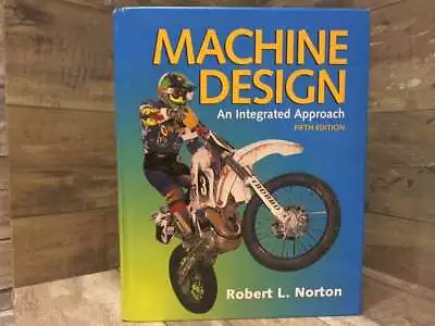 Machine Design By Norton Robert  Pearson • $199.95