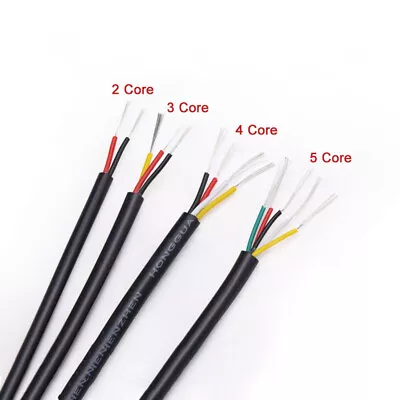 PVC Sheathed Cable Wire 2 3 4 5 Cores UL2464 Stranded Flexible Wires 26AWG-20AWG • $129.95