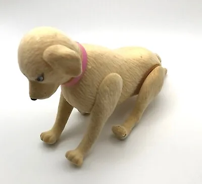 2006 Forever Barbie Tanner Felt Flocked Bobble Mechanical Golden Retriever Dog • $7.48