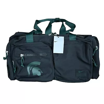 Nike Elite Utility MSU Michigan State Spartans Duffel Gym Bag Team Issued PE • $109.99