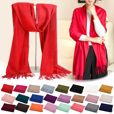 £6.69 • Buy Cashmere Scarf Wool Blend Shawl Ladies Soft Large Warm Luxury Wrap Scarves Capes