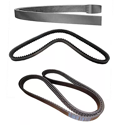 Belt Set For Thermo King T-Series 1080R 1200R 1000R 1090 1000S T-1090 3x Belts • $70.99