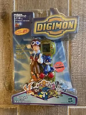 RARE Tiger Digimon Digital Monsters LCD Game Davis And Veemon - Sealed • $85.16