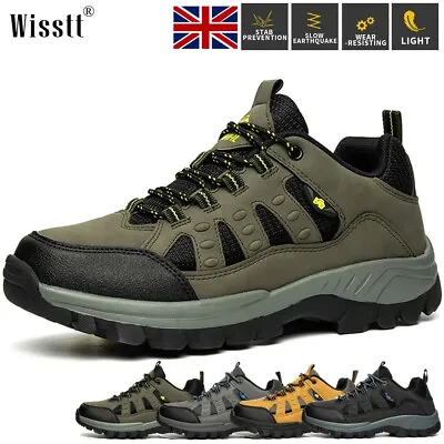 Mens Outdoor Hiking Boots Trekking Trainers Shoes Casual Waterproof Walking Mesh • £21.99