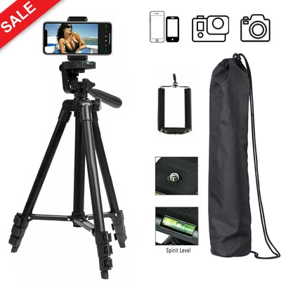 $13.25 • Buy Portable Professional Camera Tripod Aluminum Stand Holder For Cell Phone Canon 