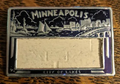 Vintage Midwest Badge & Novelty Co Minneapolis Minnesota Metal Pinback Name Tag  • $19.95