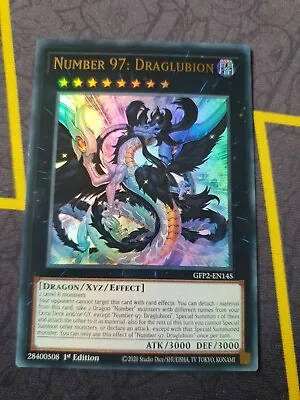 Number 97: Draglubion - GFP2-EN145 - Ultra Rare - 1st Edition - YuGiOh • £1.50