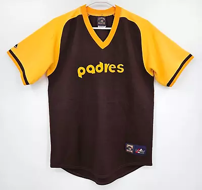 Vintage San Diego Padres Majestic Cooperstown Collection Pullover Jersey XL USA • $59.99