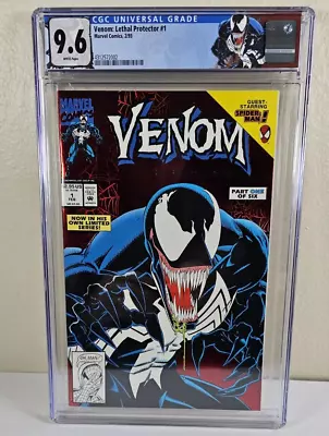 Marvel VENOM LETHAL PROTECTOR #1 1993 Custom Label Marvel CGC 9.6 • $78