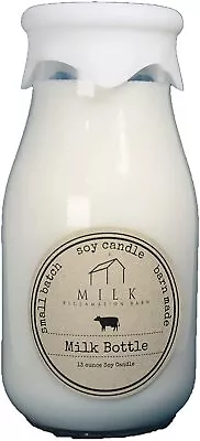 Milk Reclamation Barn's Milk Bottle Candle (13 Oz) Farm Stand Apple • $27.95