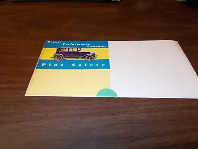 1931 Ford Model A Mailer / 4-6-31 / Original And Nice !! • $25