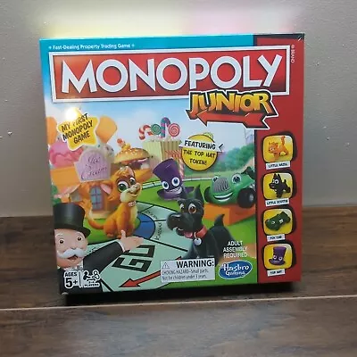 Monopoly Junior Board Game Complete In Box Ages 5+ New • $7.40