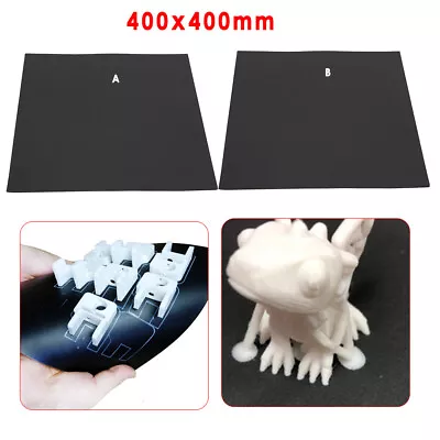 400x400mm 3D Printer Magnetic Build Surface Heated Bed Square Sticker Sheet • $24.70