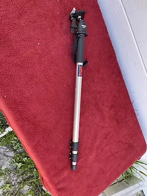 BOGEN Monopod Professional Model 3016 By Manfrotto W/ Bogen 3262QR Head. • $85