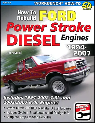 Rebuild Ford Powerstroke Diesel F250 F350 Manual How To Book • $33.77