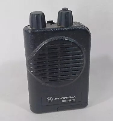 MINITOR IV 4 Low Band 33-49 MHz 2-Channel Fire Radio Pager • $54.95