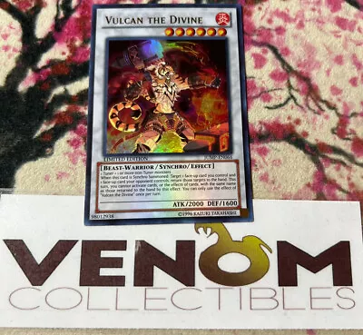 1x (M/NM) - Vulcan The Divine - JUMP-EN066 - Ultra Rare - Limited Edition YuGiOh • $6.38