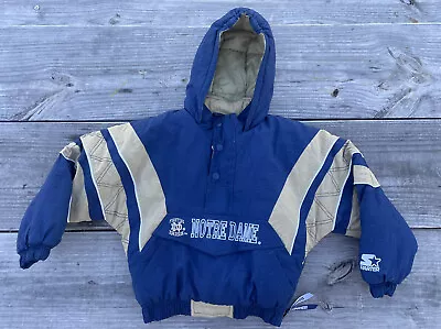 Vintage Notre Dame Starter Jacket YOUTH • $49