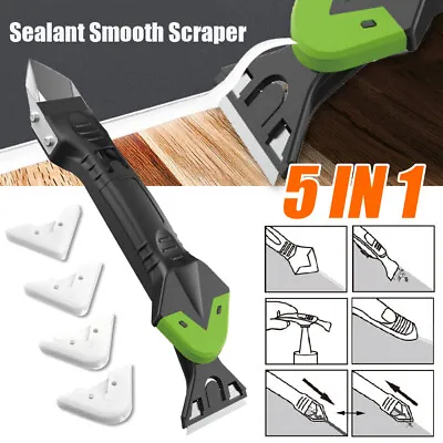 £5.71 • Buy 3in1 Silicone Scraper Tool Kit Caulking Grouting Sealant Finishing Clean Remover