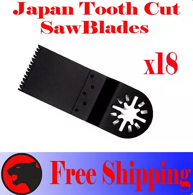 18 Japan Tooth Oscillating MultiTool Saw Blades For Dremel Ridgid Craftsmsn Fein • $34.95