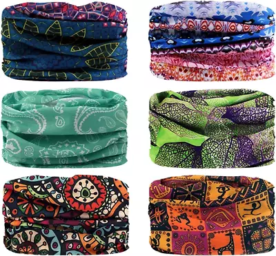 Headwear Bandana Neck Gaiter Head Wrap Headband Balaclava Magic Scarf • $24.56