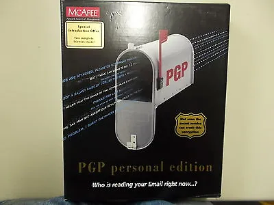 McAfee Pgp Personal Edition Verschlüsselungssoftware #L-3 • $60.26