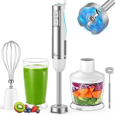 MOOKA 1100W Hand Blender 5 In 1 Multi-Purpose Immersion Blender Stick Blender • $35.98