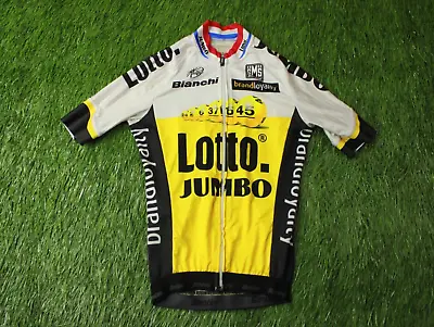 Rare Cycling Short Sleeve Shirt Jersey Lotto Jumbo Santini Original Size S Small • $11.04