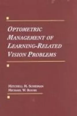 Optometric Management Of Learning-Related Vision Problems Hardcov • $26.88