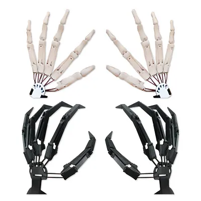 £8.53 • Buy Articulated Fingers Scarry Fake Fingers Halloween Skeleton Hands Realistic ToXud