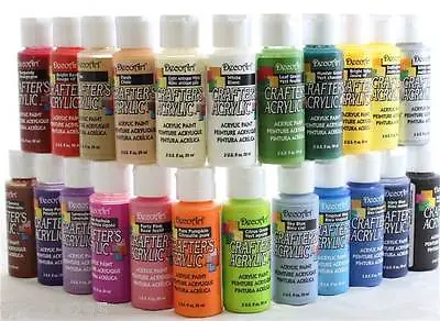 £2.95 • Buy DecoArt Acrylic Paint Crafters Various Assorted Colours 59ml Bottle Deco Art