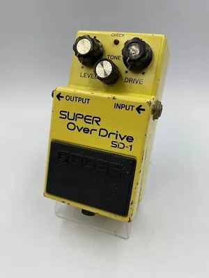 BOSS SD-1 Super Overdrive '85 Vintage MIJ Guitar Effect Pedal Made In Japan • $124.20