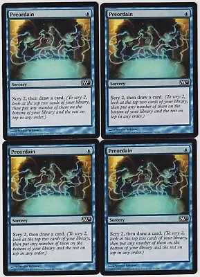 MTG 4X Preordain X4 Core Set 2011 (M11) Magic - NM • $9.29