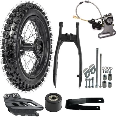 $249.19 • Buy 90/100-14'' Rear Wheel Rim Tire+Swingarm Fr Pit Bike Apollo SSR RFZ YZ85 CR85