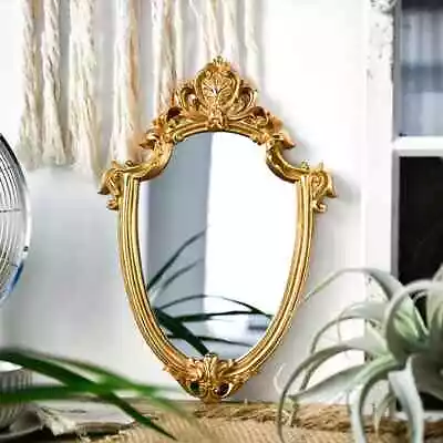 £10.94 • Buy Antique Baroque Wall Mirror Gilt Golden Ornate Rococo Glass Mirror Bedroom Decor